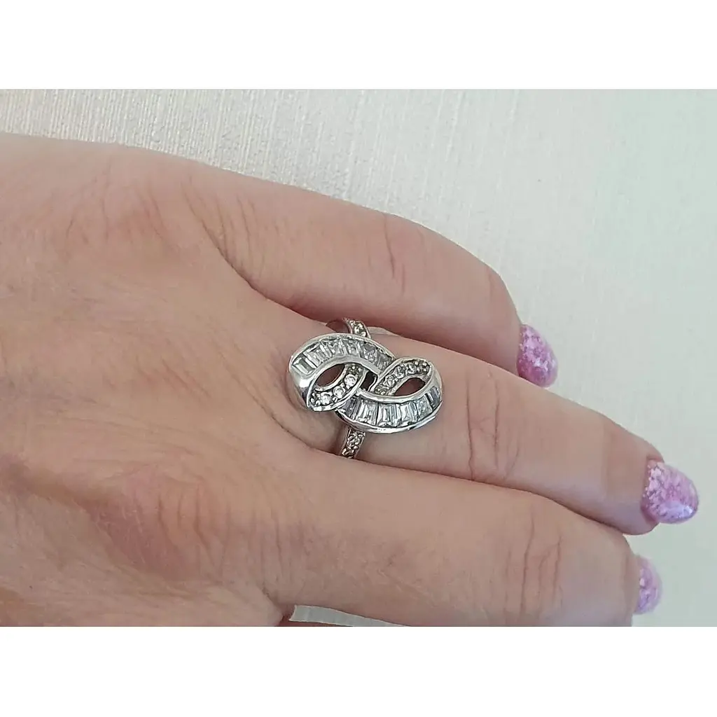 Срібне кільце Ексклюзив 129 - фото 2