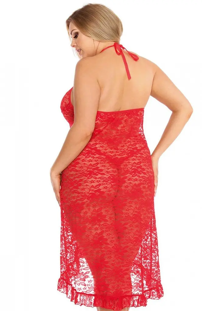 Еротичний комплект Anais Dion 3XL/4XL червоний - фото 2