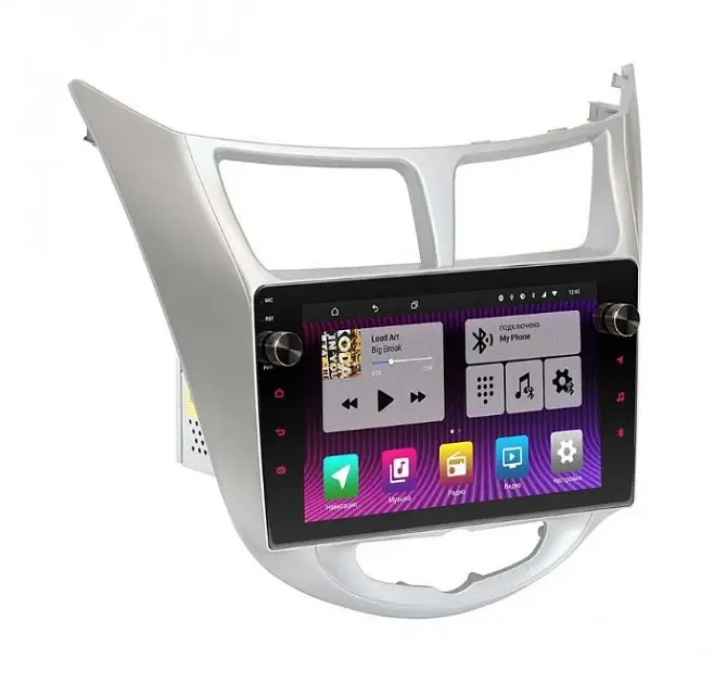 Штатна автомагнітола XPRO Hyundai Accent 2010-2016 (9") Android 10.1 4/32 біла (MER-14097_5463) - фото 3