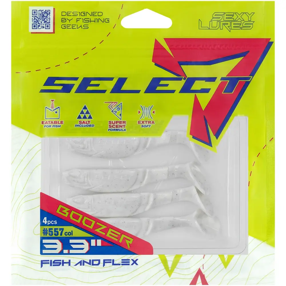 Силікон Select Boozer 3.3" 557 FE (4 шт/уп) - фото 2