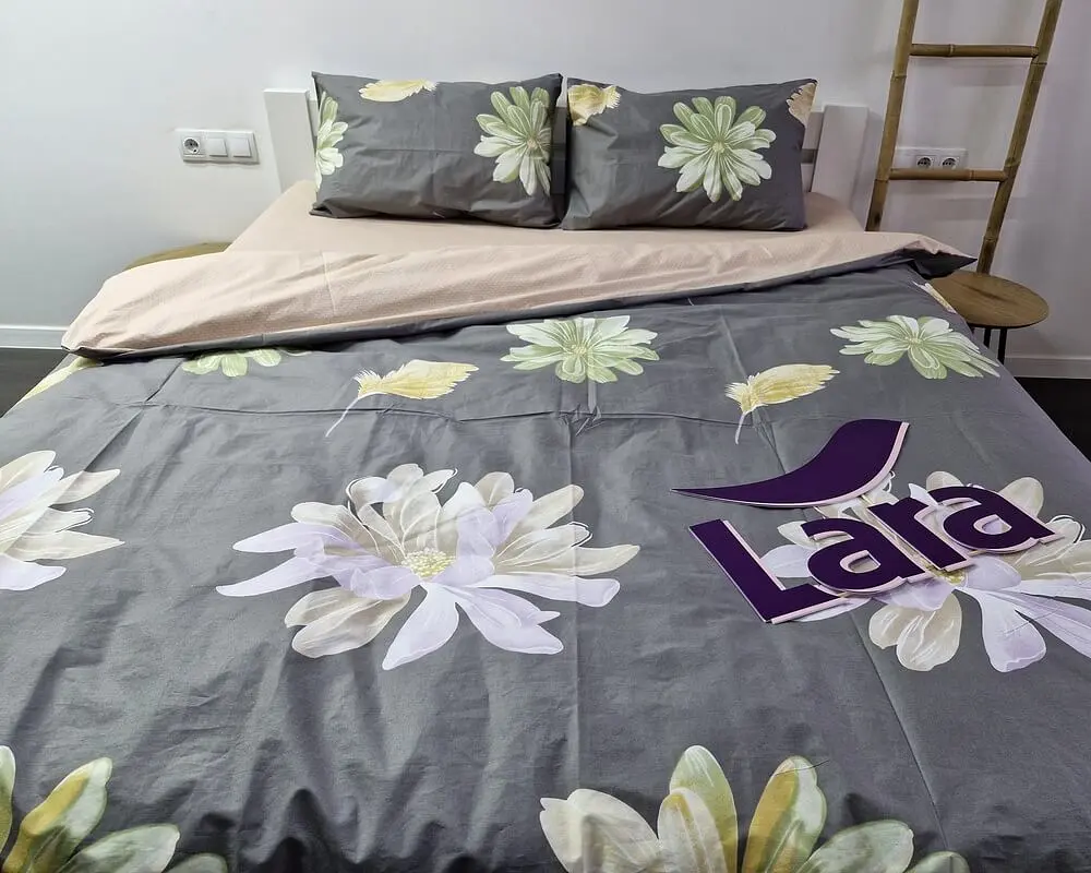 Постільна білизна LARA бязь d11346p полуторна 150х220 см - фото 5