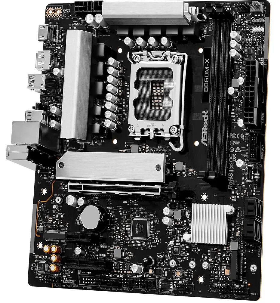 Материнська плата AsRock B860M-X (B860M-X) (Socket 1851, Intel B860, Micro-ATX) - фото 3