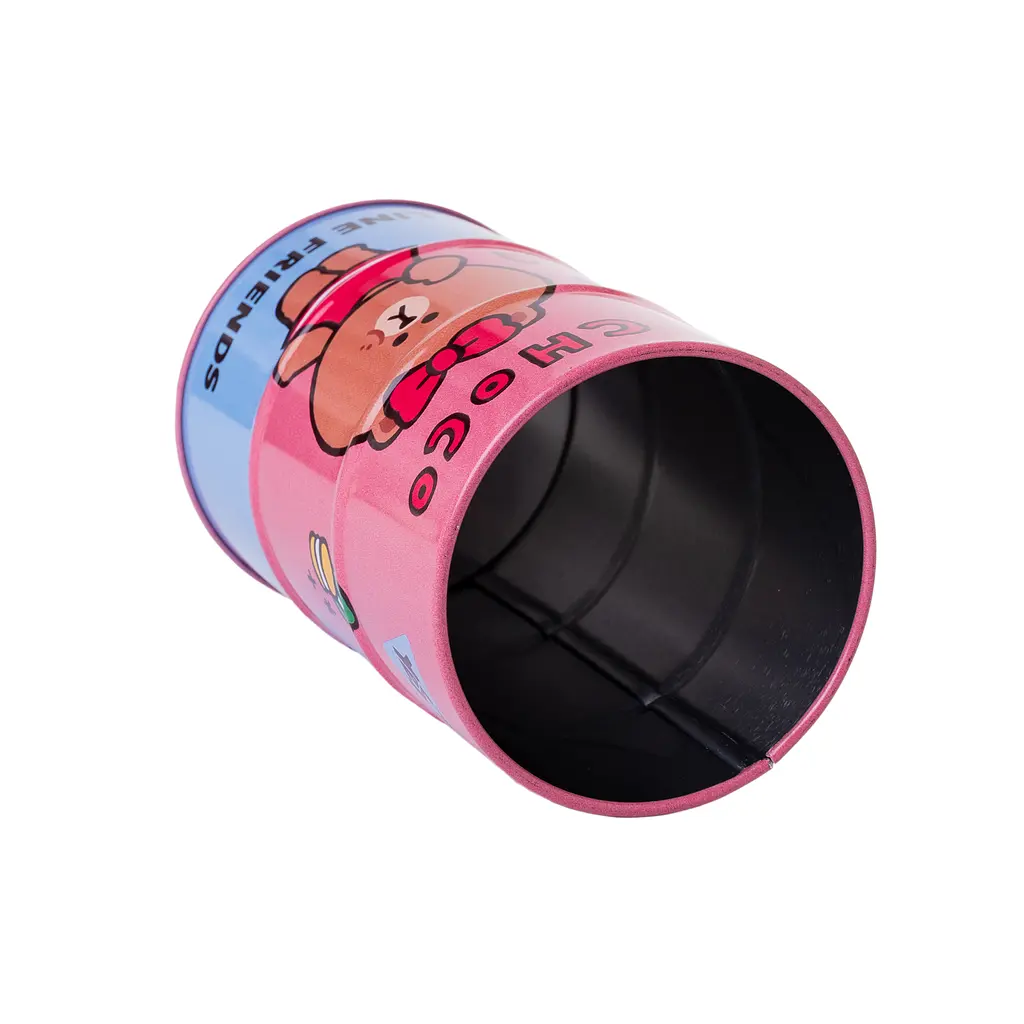 Стакан-підставка бочка YES Line friends 10,8х6,5 см Різнокольоровий (708098) - фото 2