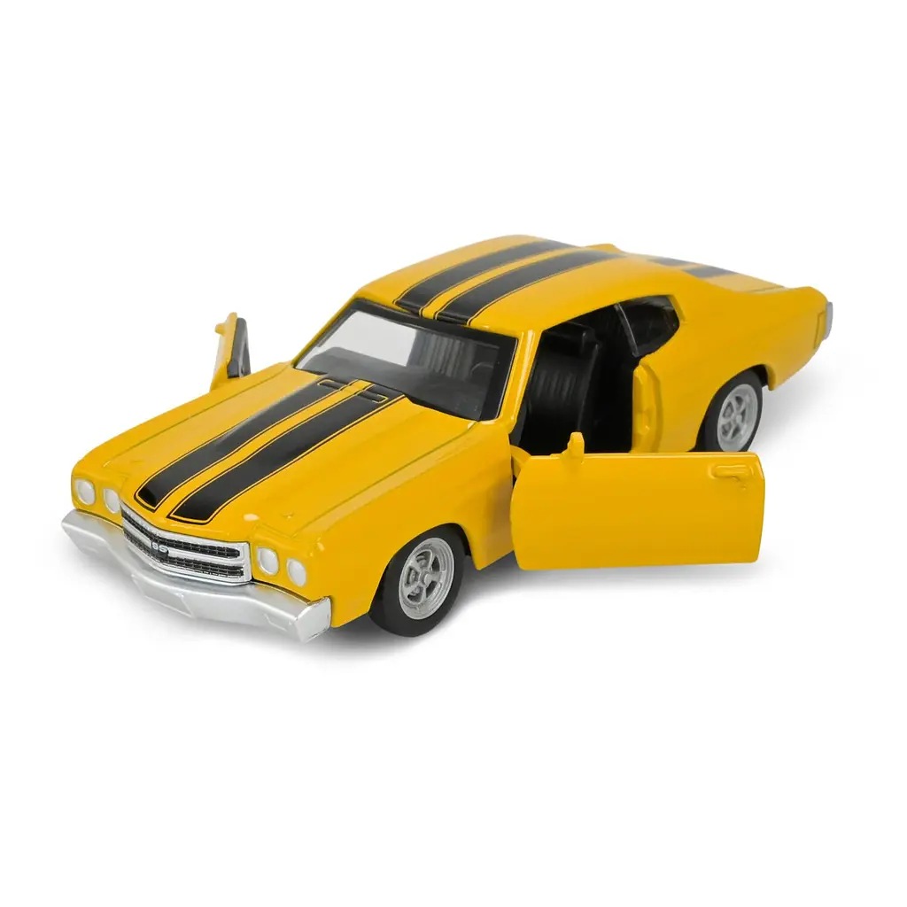 Іграшка Машина металева АВТОПРОМ Chevrolet Chevelle 454 10019 Жовтий shop (2000999919343) - фото 3