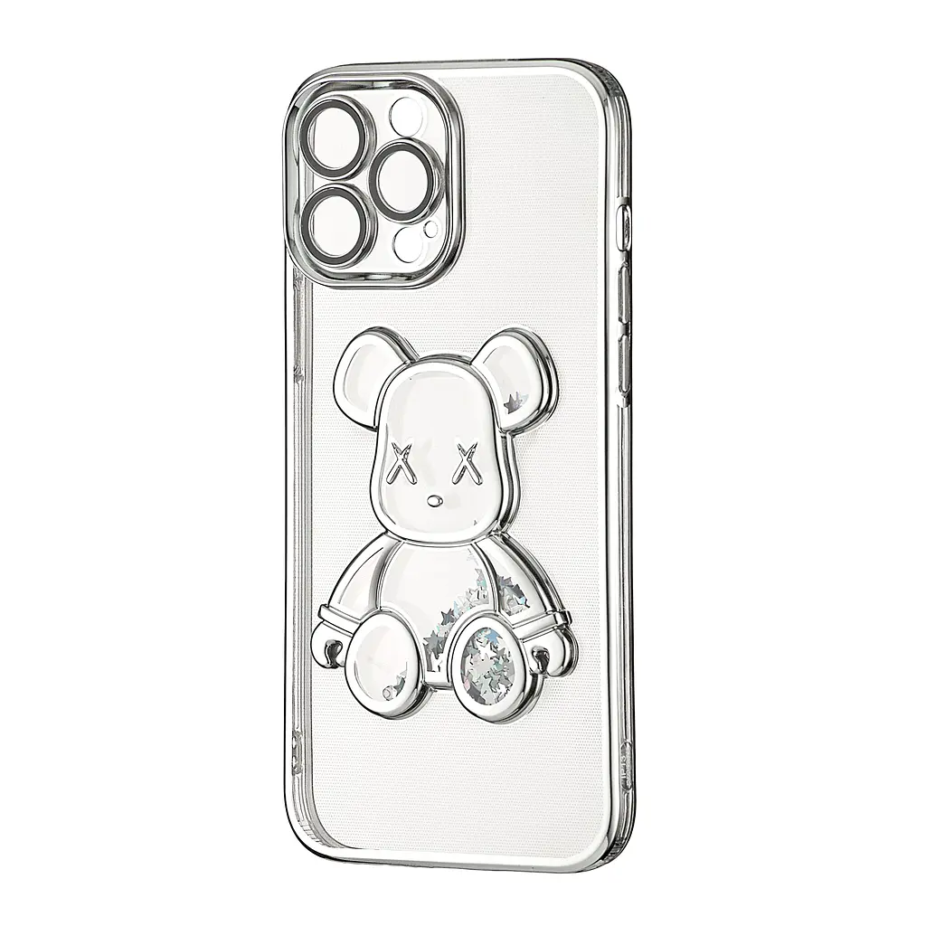 Чохол Shining Bear Case Protected Camera iPhone 13 Pro Max Silver