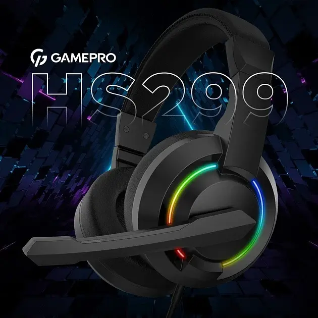 HF Stereo GamePro HS299 RGB Black (HS299) UA - фото 6