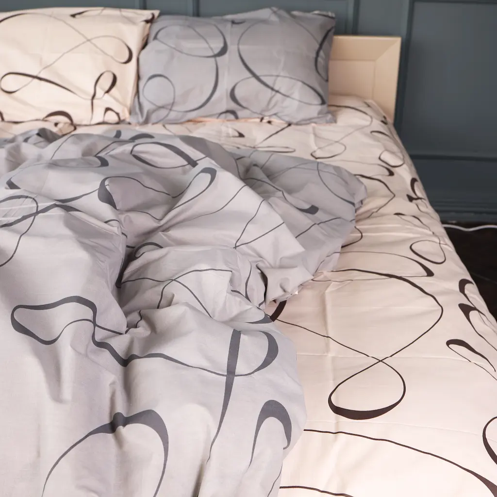 Комплект постельного белья Mirson 17-0849 Ribbona Ranforce Elite 175х210 см - фото 4