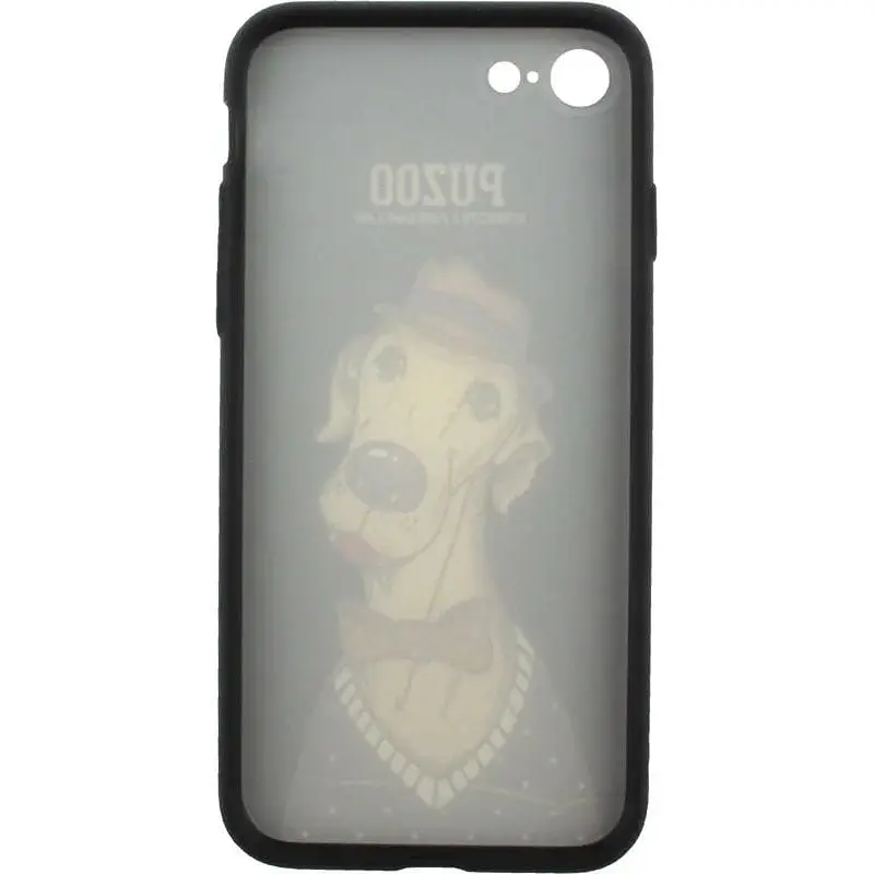 Чохол-накладка PUZOO Artdog Phone iPhone 7/8/SE 2020 Black Bean - фото 6