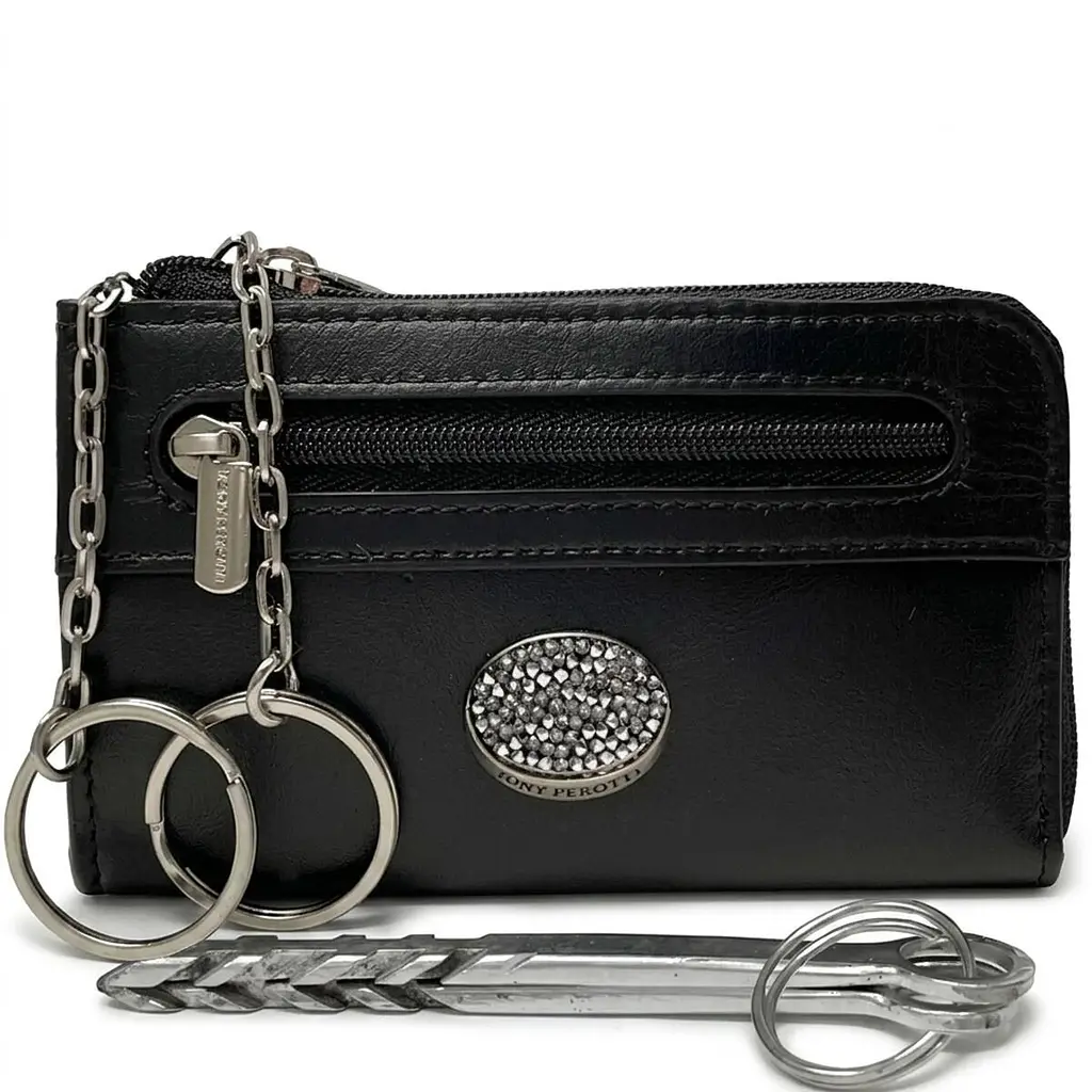 Ключниця Tony Perotti Swarovski 1941L nero (90012) Чорна - фото 8