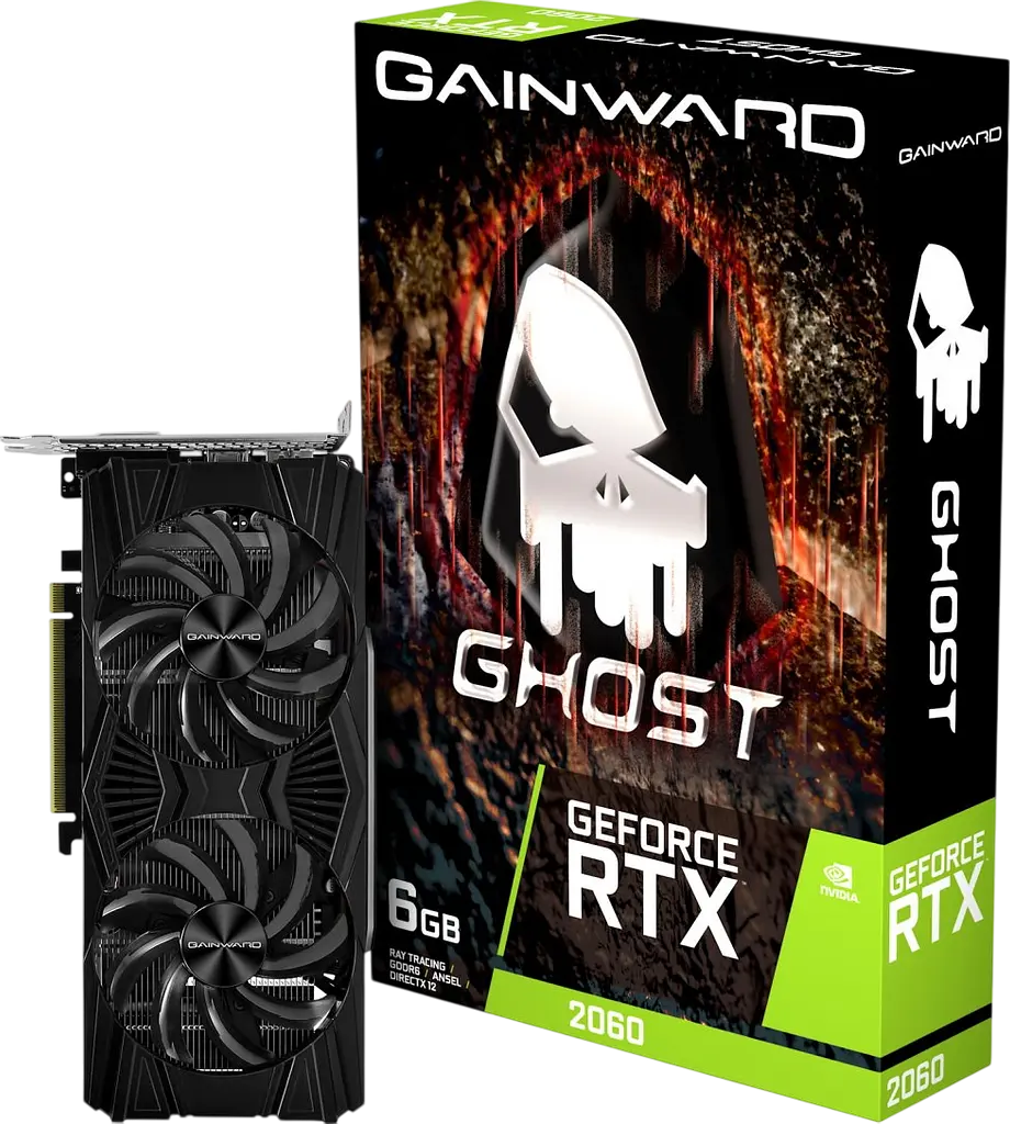 Видеокарта GeForce RTX 2060 6GB Gainward Ghost (NE62060018J9-1160X-1) Б/У - фото 3