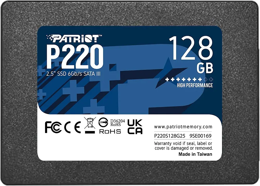 Накопичувач SSD Patriot P220 2.5" SATAIII TLC 128GB (P220S128G25) - фото 5