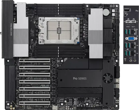 Материнcька плата Asus Pro WS WRX90E-SAGE SE Socket TR5 (PRO WS WRX90E-SAGE SE) - фото 4
