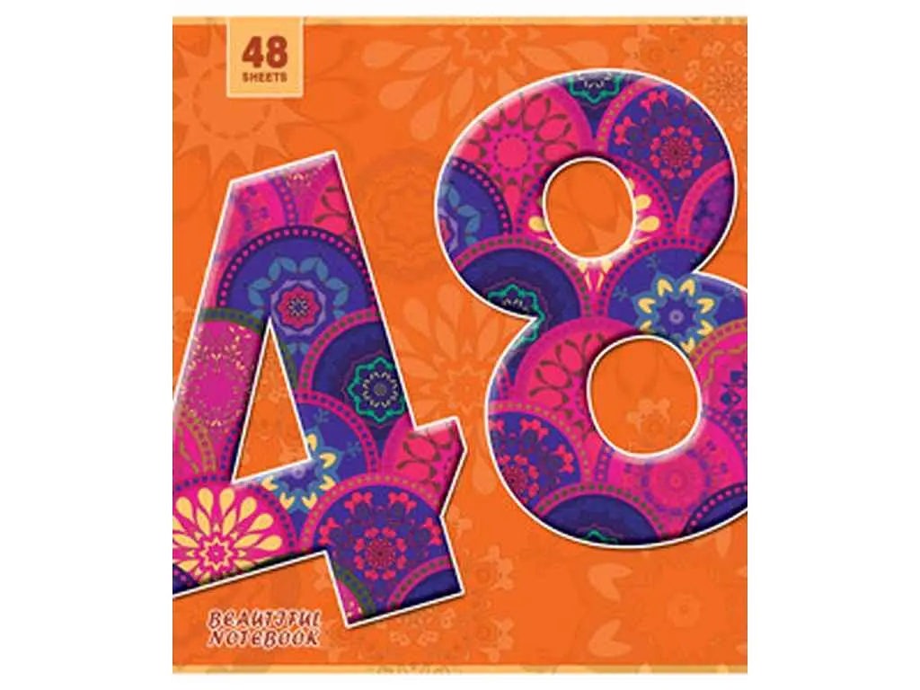 Зошит в лінію МРІЇ ЗБУВАЮТЬСЯ 48 арк. 16 шт./уп. арт.3389 арк. Цифри - фото 3