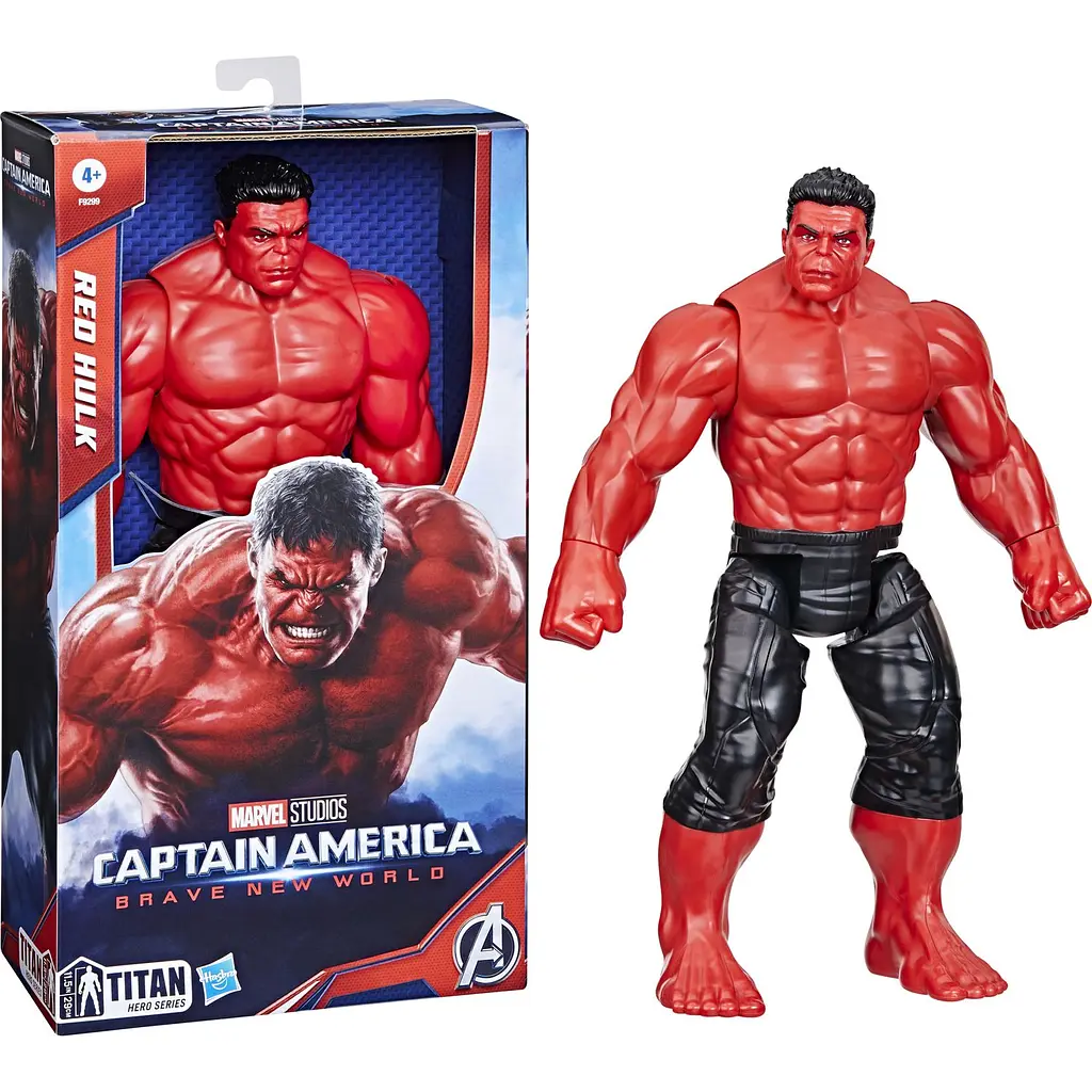 Іграшка-фігурка Hasbro Marvel Captain America: Brave New World Червоний Халк 30 см (F9299) - фото 3