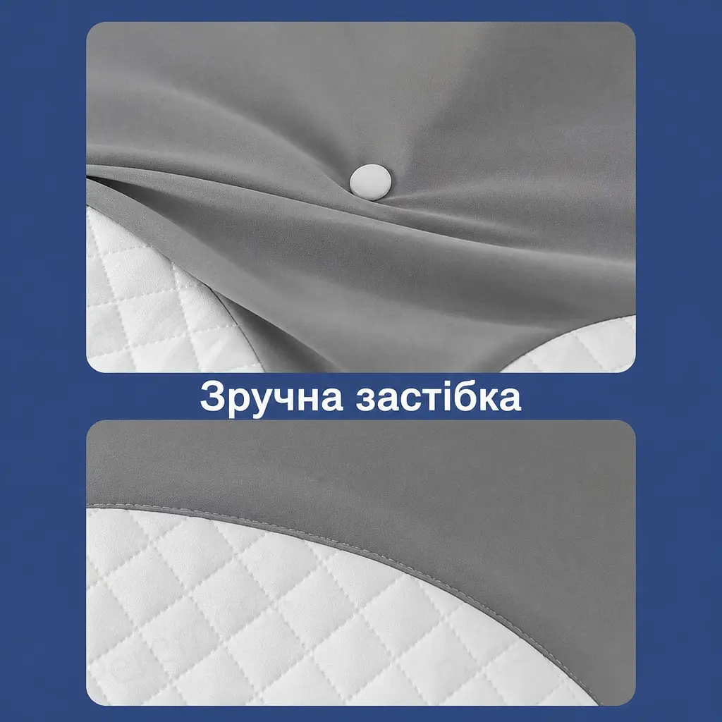 Знімна наволочка для подушки Solve Метелик сіро-біла 62 x 41 см (KT8001201-N) - фото 6