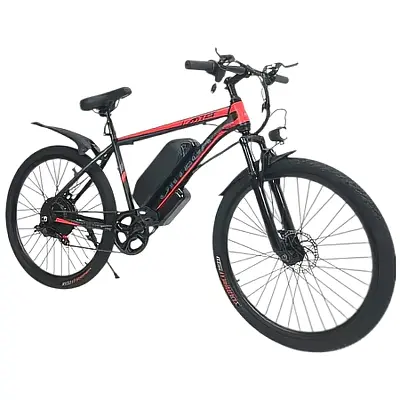 Электровелосипед Ortega 26 дюймов 800W 18Ah задний привод красный - фото 4