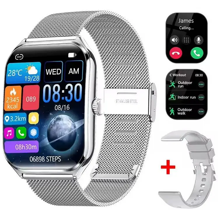 Смарт-годинник Lemfo FitCloudPro MT61s AMOLED Silver (FCP000MT61SBS) - фото 3