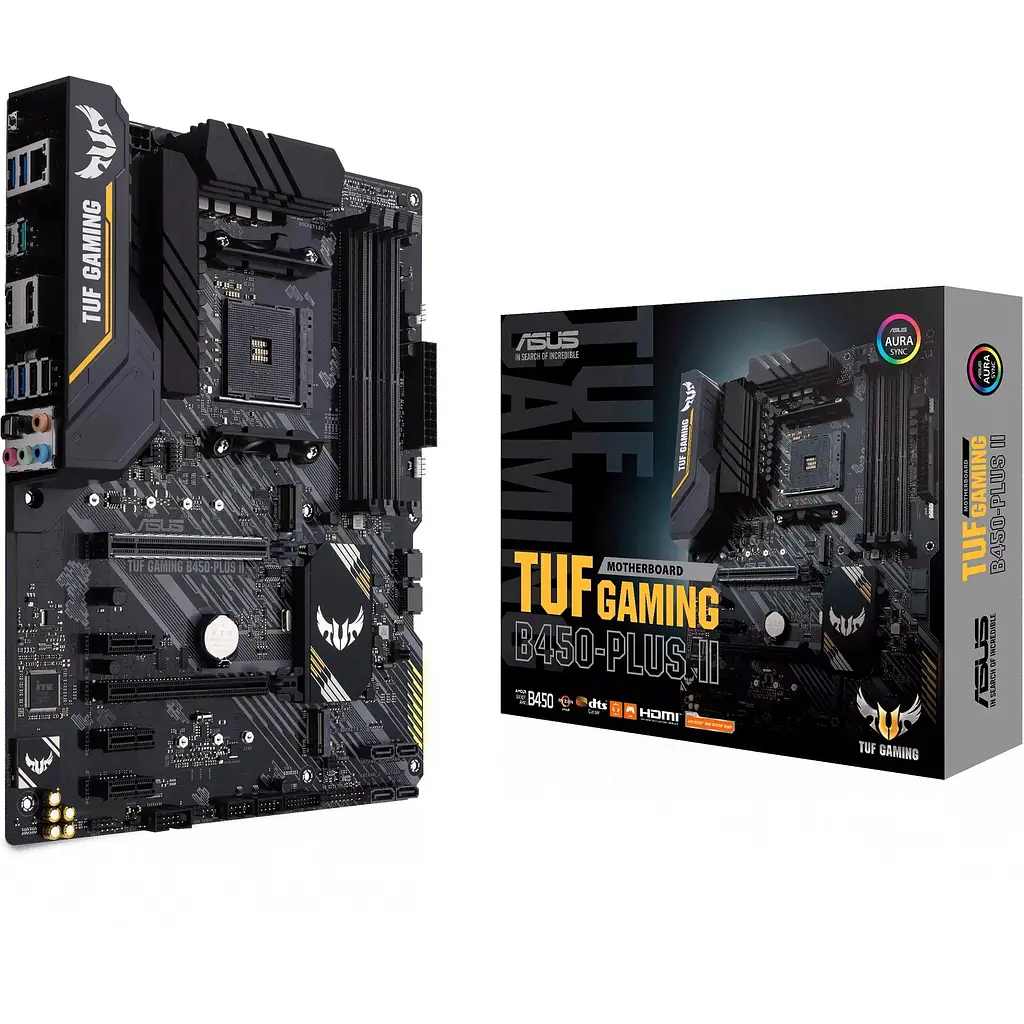 Материнська плата Asus TUF Gaming B450-PLUS II sAM4 B450 4xDDR4 HDMI-DP ATX - фото 5