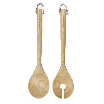 Набір ложок для салату KitchenAid Coreline, 2 шт, 30 см, береза (KQR713OHE)