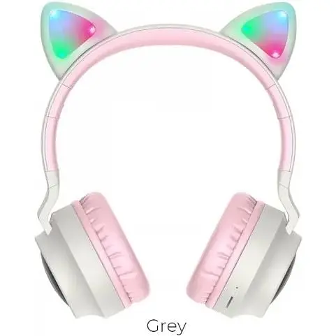 Бездротові навушники Hoco Cheerful Cat Ear Bluetooth W27 рожеві 6931474718464 - фото 2
