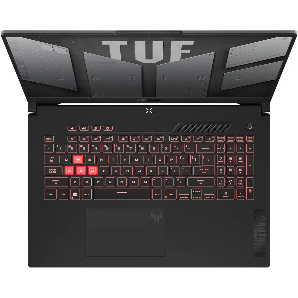 Ноутбук Ігровий ASUS TUF A17 з процесором AMD Ryzen™ 7 7445HS pana la 4.7GHz, 17.3”, Full HD, 144Hz, IPS, 16GB DDR5 RAM, 512GB SSD, NVIDIA® GeForce RTX™ 405 - фото 7