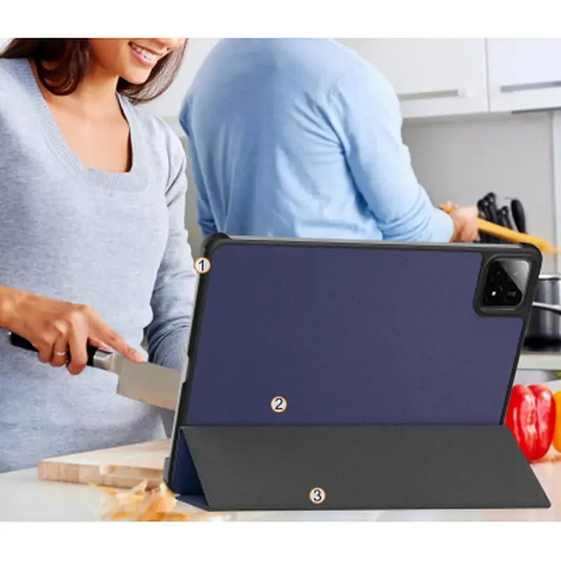 Чохол до планшета BeCover Smart Case Xiaomi Pad 7 / 7 Pro 11.2" Deep Blue (712799) - фото 9