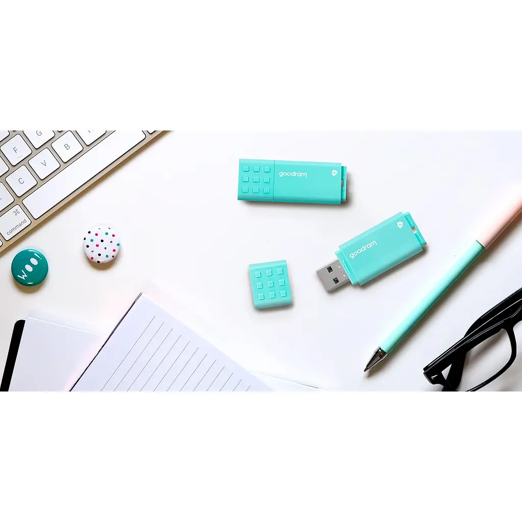 Флеш-накопичувач GoodRam 128GB USB 3.0 UME3 Care Green (UME3-1280CRR11) - фото 4