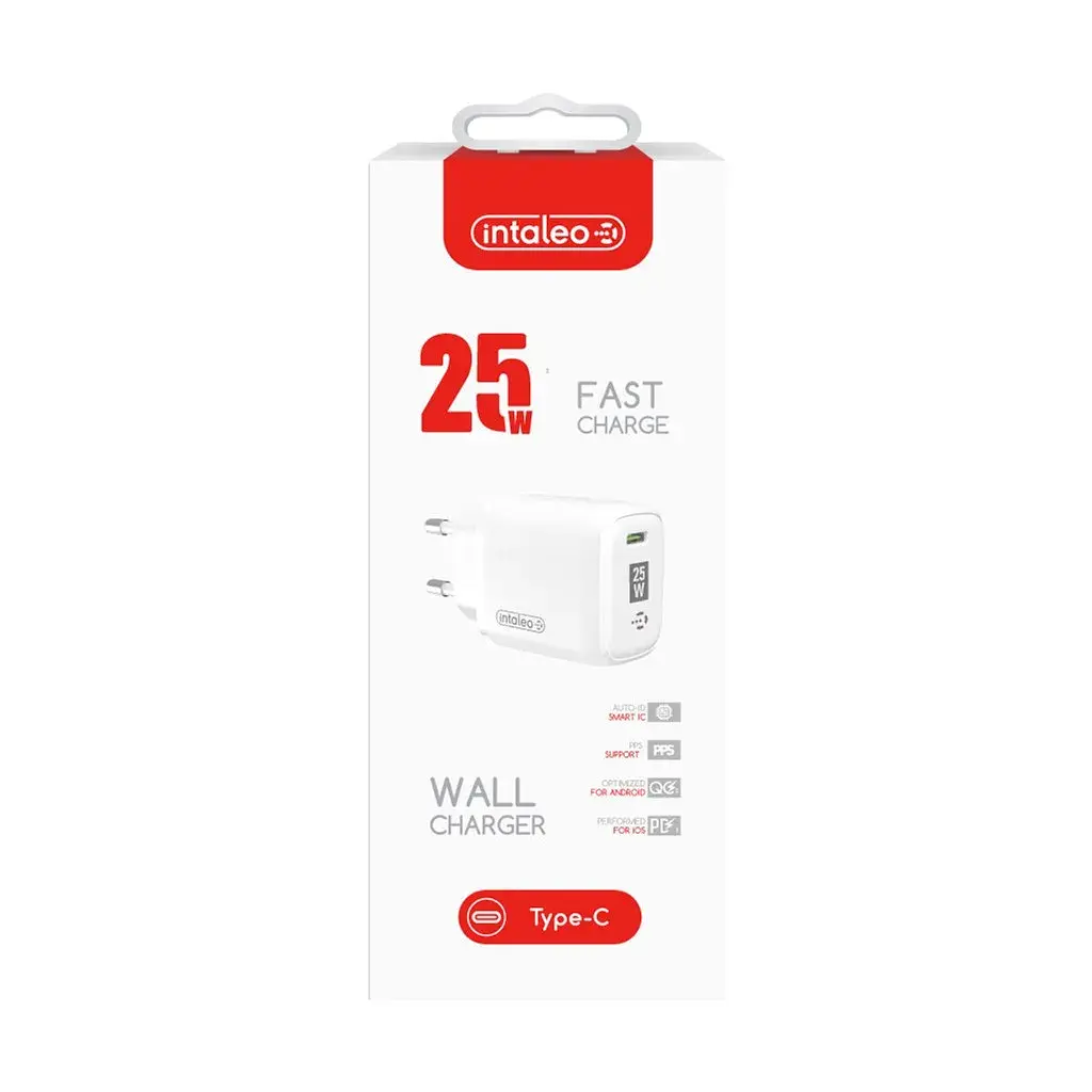 Зарядний пристрій Intaleo TCGQPD125 1хType-C 3A/25W QC/PD3.0 (1283126538827) - фото 2