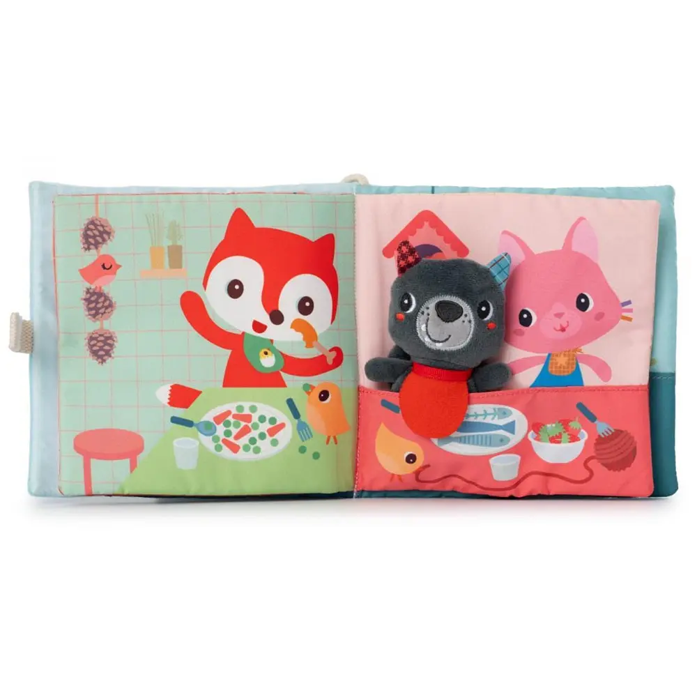 Развивающая мягкая книга Lilliputiens Вкусного, Луи (83535) - фото 9