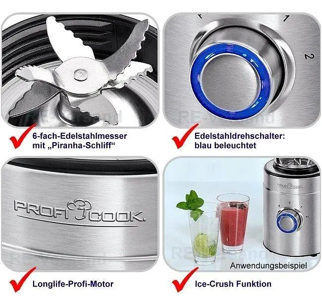 Блендер Profi Cook PC-UM 1086 - фото 4