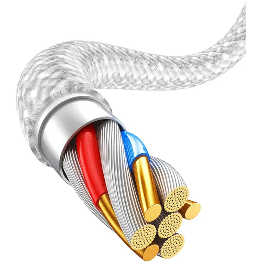 Кабель Baseus Dynamic USB to Lightning 2 m White [CALD000502] [92812] - фото 4