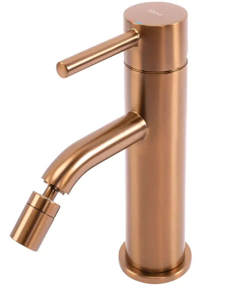 Змішувач для біде Rea Lungo brushed copper REA-B1116, Теплий захід сонця - фото 2