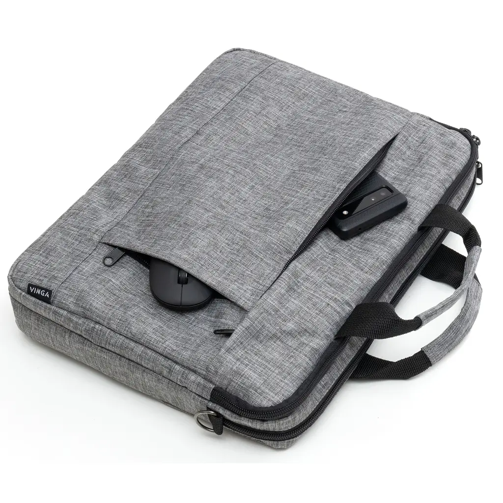 Сумка для ноутбука Vinga 15-16" NB1600 melange gray (NB1600GY) - фото 6