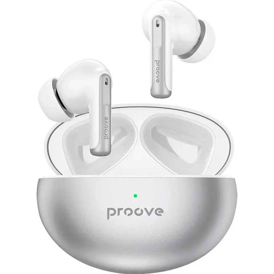Навушники Proove Thunder Buds TWS with ANC Silver [TWTB00010006] [104630] - фото 2