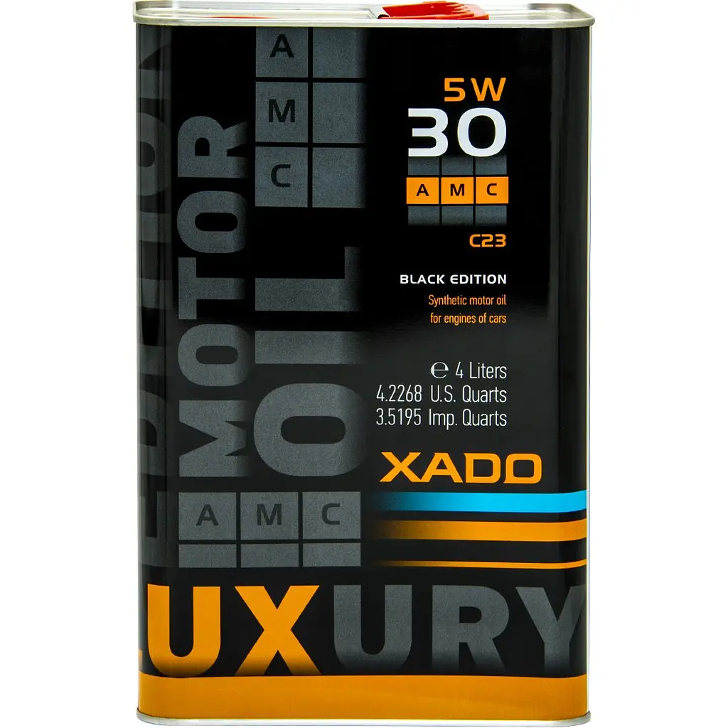 Моторное масло XADO 5W-30 C23 AMC Black Edition синтетическое 4 л - фото 2