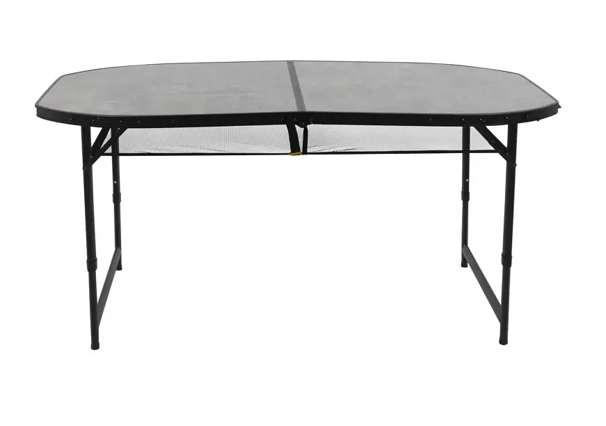 Стіл Bo-Camp Northgate Oval 150x80 cm Black/Grey (1404188) - фото 2