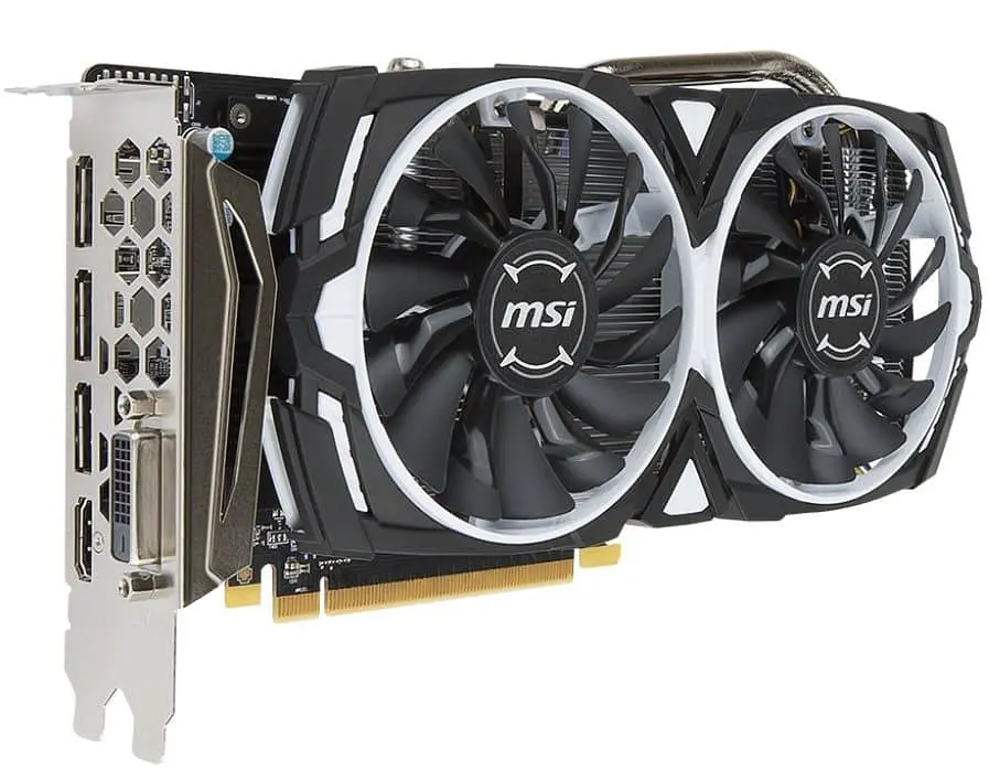 Видеокарта MSI AMD Radeon RX 570 4G Armor OC (Radeon RX 570 ARMOR 4G OC) (GDDR5, 256 bit, PCI-E 3.0 x16) Б/у - фото 2