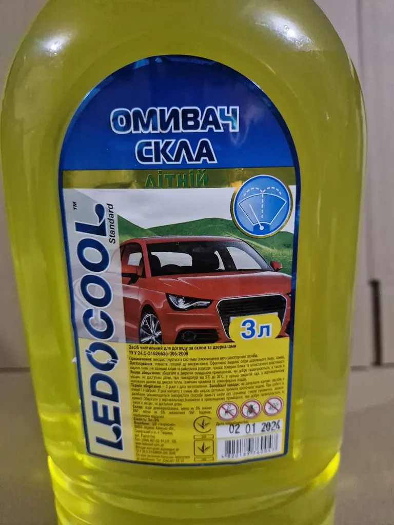 Омивач для скла LEDOCOOL / 3 л – літній - фото 4