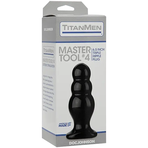 Анальний стимулятор Doc Johnson Titanmen ToolsMaster, діаметр 6,6 см - фото 2