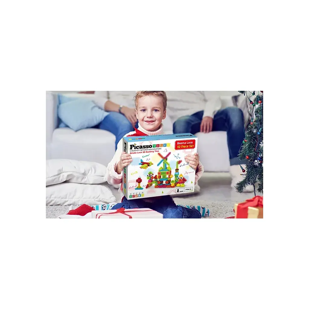 Конструктор Picasso Tiles Hedgehog Building Blocks Set 112 деталей (817338022631) - фото 6