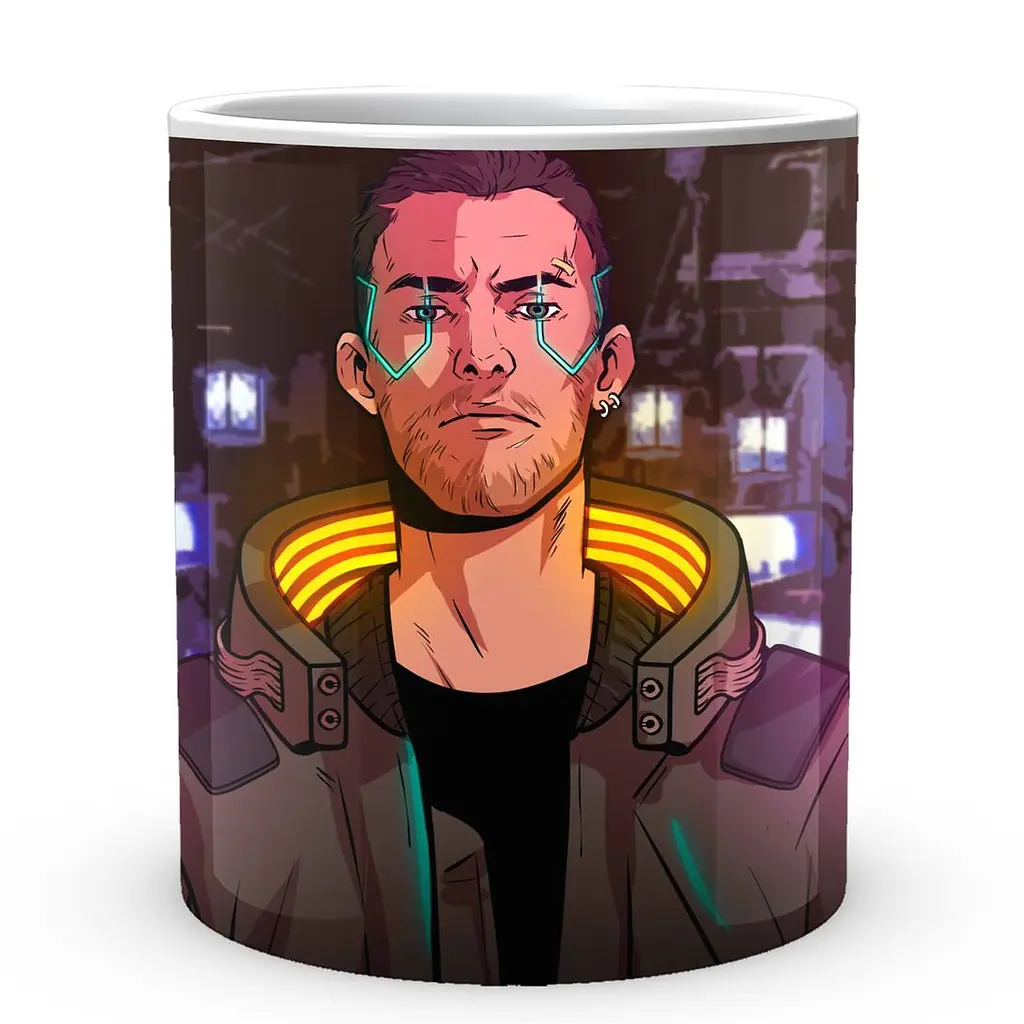 Кухоль GeekLand Cyberpunk 2077 Кіберпанк 2077 Ви CY 02.600 330 мл білий - фото 2