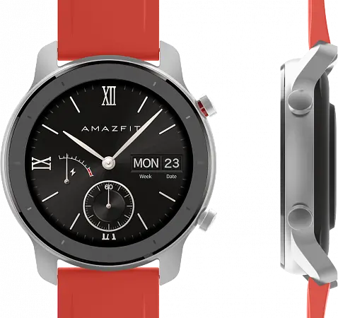 Умные часы Amazfit GTR 42 mm красные - фото 2
