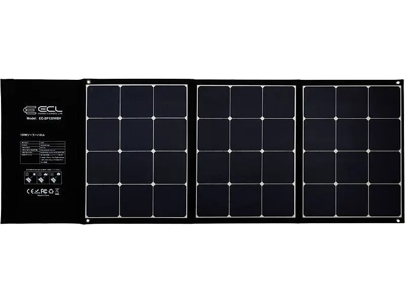 Монокристалічна сонячна панель ECL EC-SP120WBV 120W (PB930661)