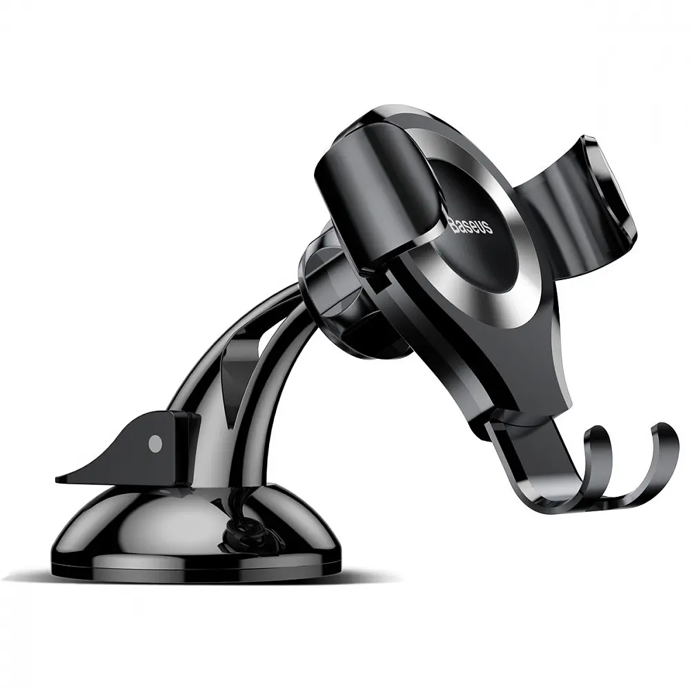 Держатель в машину Baseus Osculum Type Gravity Car Mount black (21743 black) - фото 8