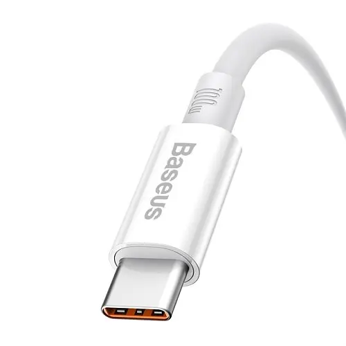 USB кабель Baseus Superior Series Fast Charging Cable USB to Type-C 100W 1.5m білий P10320102214-02 - фото 4