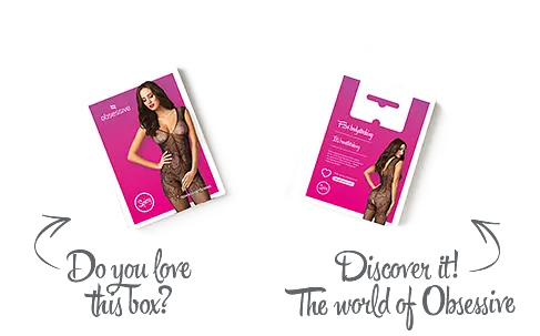 Бодістокінг Obsessive Bodystocking F234 S/M/L, абстрактний малюнок, глибоке декольте - фото 7