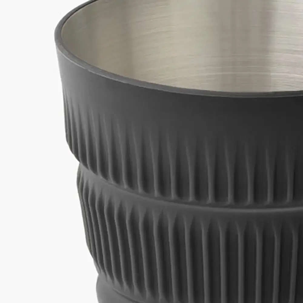Чашка складна Sea to Summit Detour Stainless Steel Collapsible Mug Чорний-Сірий - фото 2