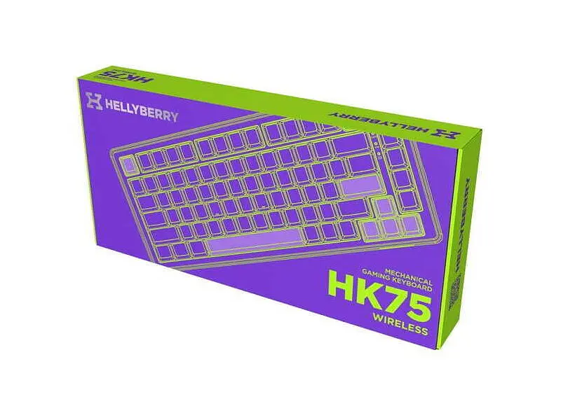Клавіатура Hator Hellyberry HK75 wireless White-Violet - фото 9