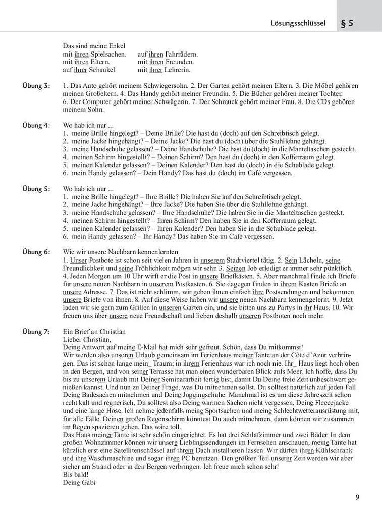Lösungsschlüssel zum Lehr- und Ubungsbuch der deutschen Grammatik. Aktuell - фото 3