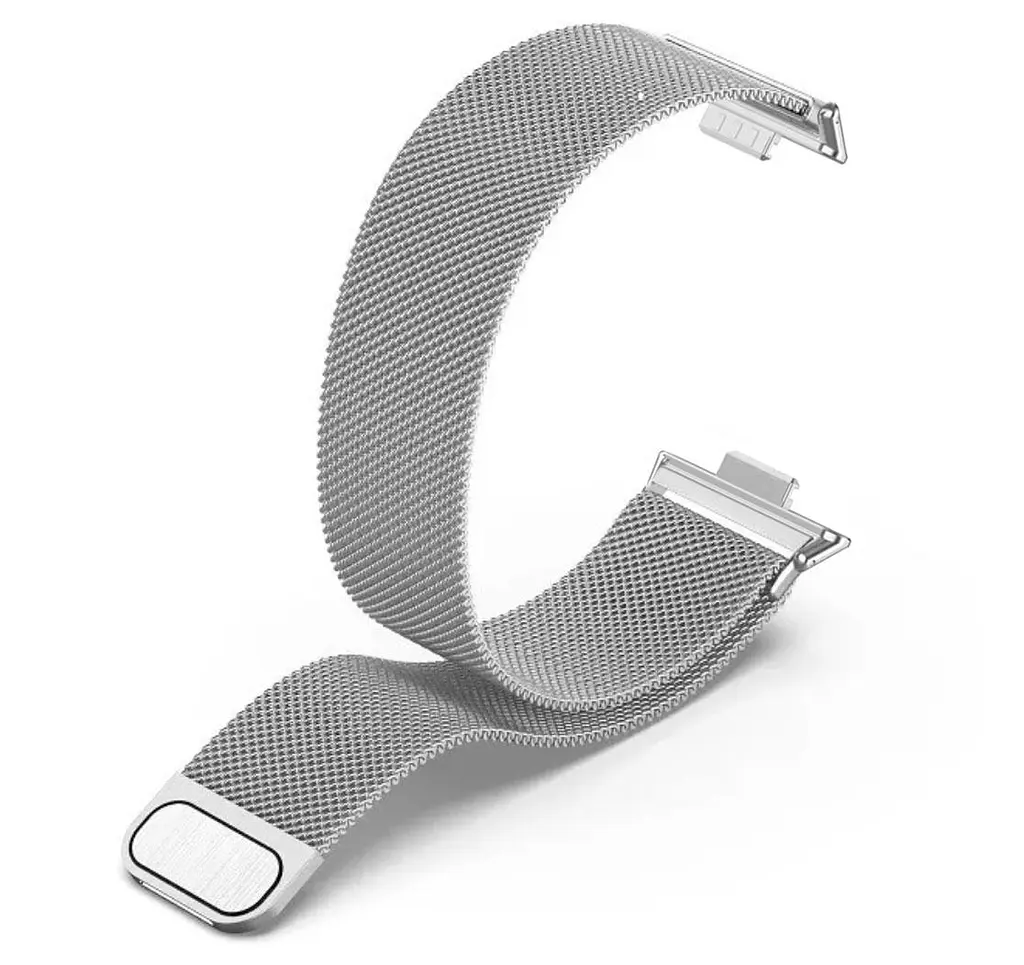 Миланский сетчатый ремешок Primolux для часов Huawei Watch Fit 3 Silver - фото 3